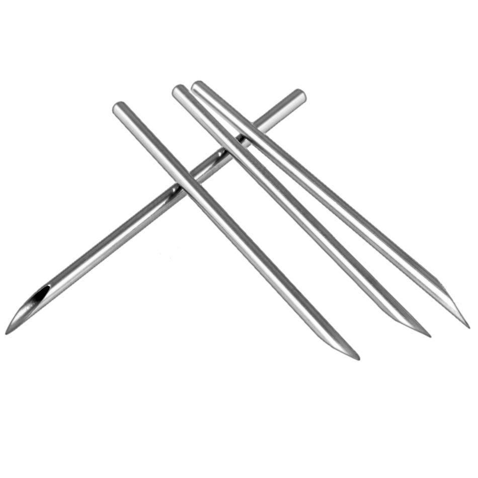 Buy 10PCS Sterilized Disposable Body Piercing Needles Surgical Steel ...