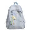 Schoolbag Korean simple plaid backpack casual versatile lightweight high school students ins schoolbag class commuter travel backpack