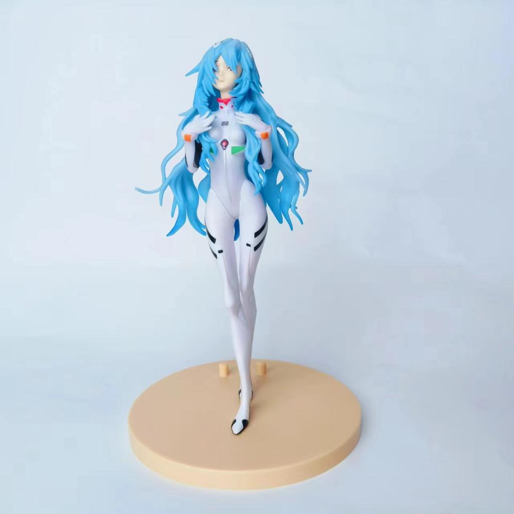 3 Stück EVA Ayanami Rei PVC Actionfiguren - Neu auf Lager Anime Figur Spielzeug Premium Schreibtischornamente für Geburtstags- und Weihnachtsgeschenk