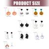 Stylish Acrylic Dangle Earrings For Costume Event Halloween Theme Accessories for Women Holiday Jewelry