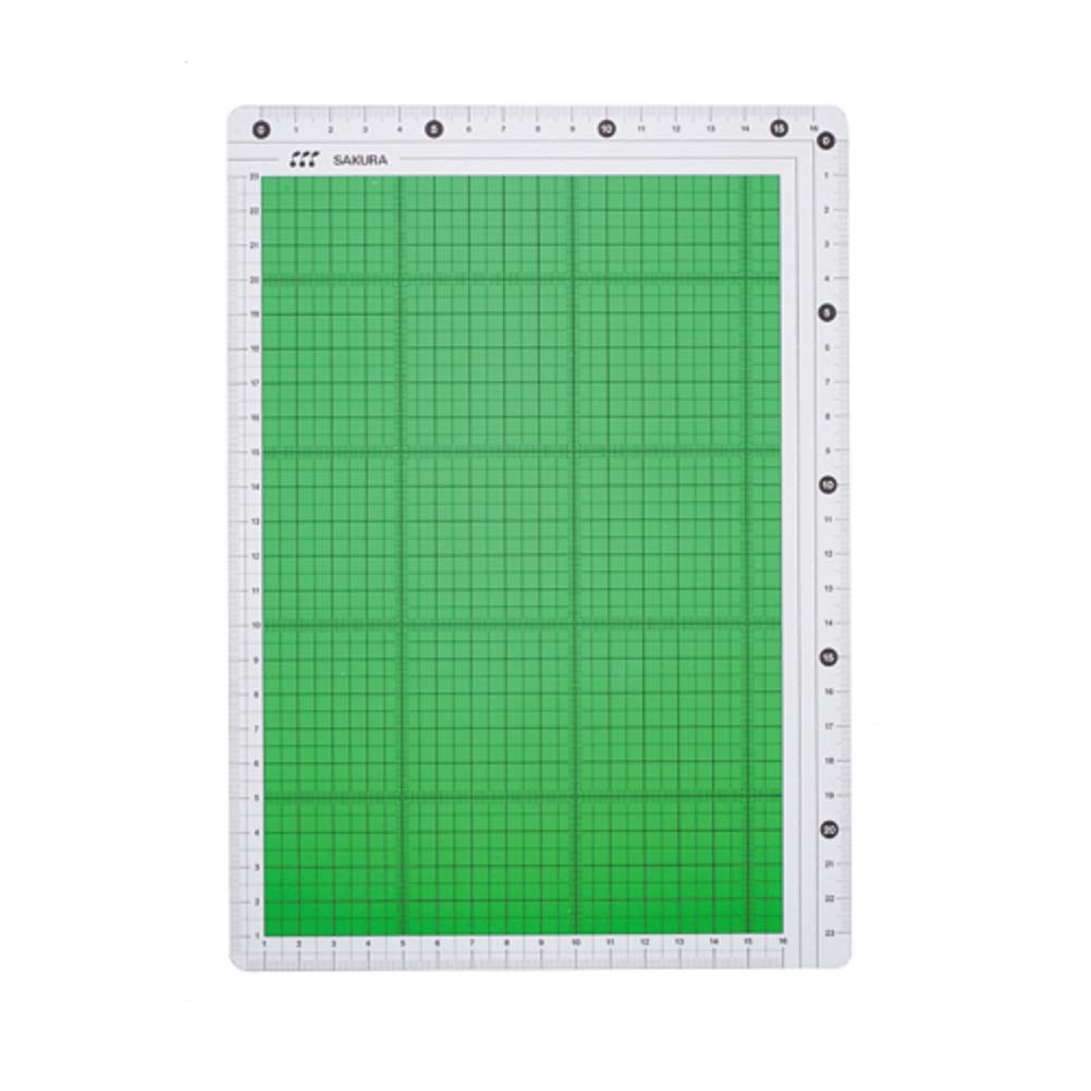 Sakura Writing Elementary School G Shitajiki 10 Pieces Cray-Pas Pads, Stationery, Memorization, #29(10), Green,