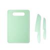 Available Kindergarten Plastic Kitchen & Fruit Knife Set for Kids - Includes Baby Fork & Vegetable Cutting Tools.