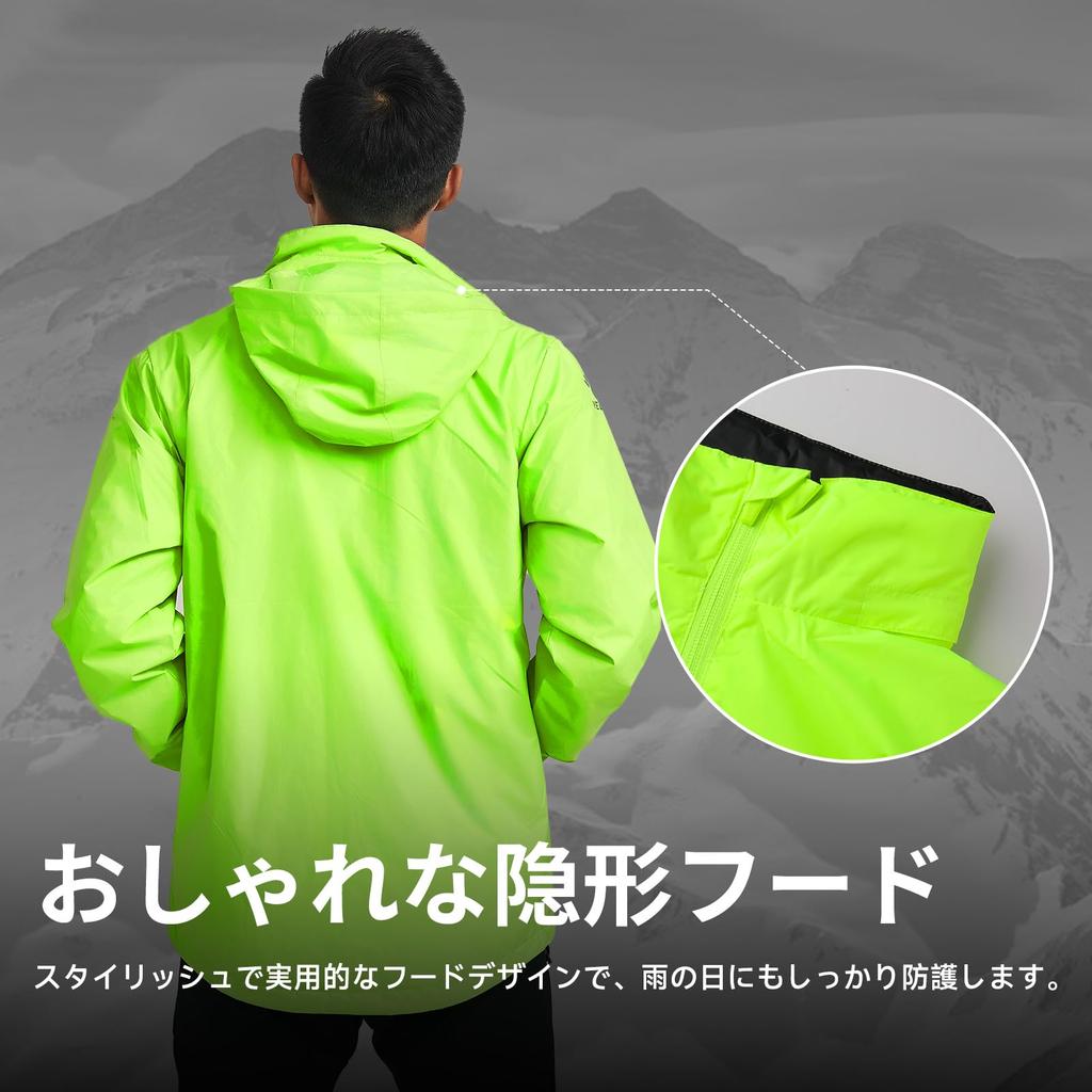Mountain Parka Windbreaker Lightweight Windproof Outdoor Jacket for Outdoor All Seasons [Kelme] Men's Water-repellent Activities, Hiking, Camping,