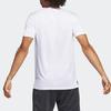 Adidas Hustle For The Muscle Aeroready Graphic Print Crew Neck T-Shirt Men Tops White H44742