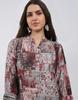 Monte Carlo Women's Round Neck 3/4 Sleeve Kurti
