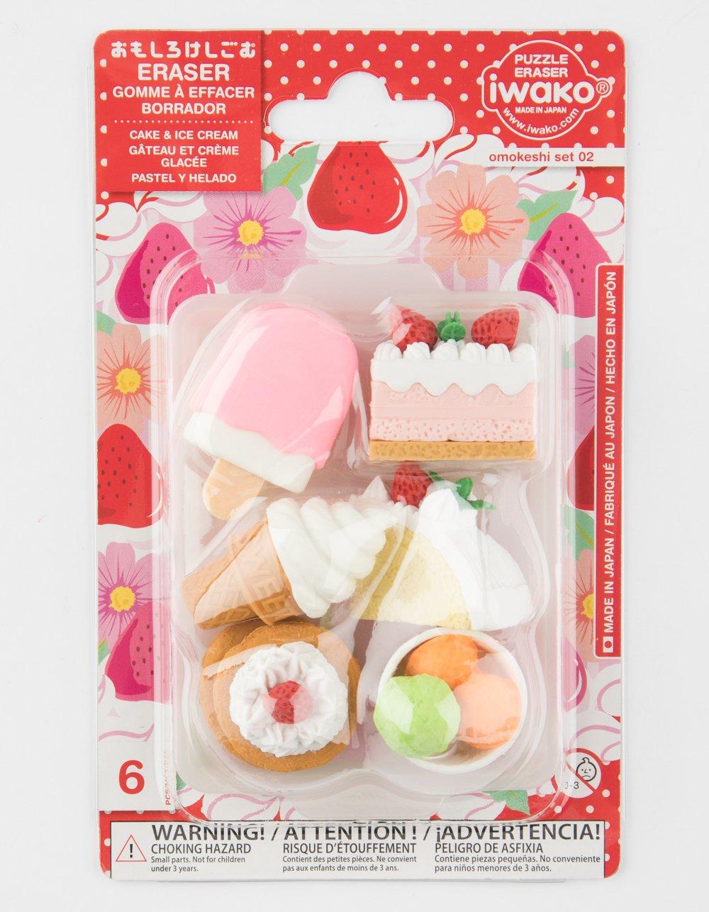 

Blister pack funny eraser cake
