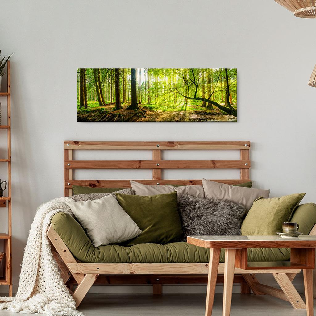 Italian Canvas Painting 120 X 80 Cm - Eclectic Style - Nature