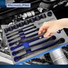 MichaelPro MP001218 Black Oxide Bolt Extractor Offset Wrench and Socket Set 6 Point Round Box End Nut Bolt Remover Stripped Thin Bolt Remover with