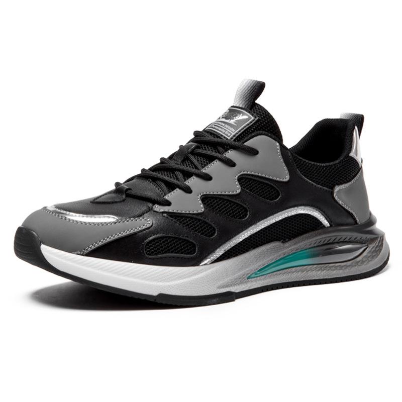 

Кожаные туфли для папы, мужская обувь, летние дышащие кроссовки, новые трендовые мужские повседневные спортивные туфли с сеткой 43