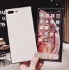 Apple 14 Pro/Max Drop-Proof Square Case: Solid Color, Glass Shell, Full Soft 13 Pro Right Angle Protection