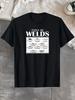 Heavy Duty Welding T-Shirt, with Welding Symbols And Types (Manual Welding, MI, TI, Spot Welding) Quality Workwear, Suitable for Welders, Metal Worker