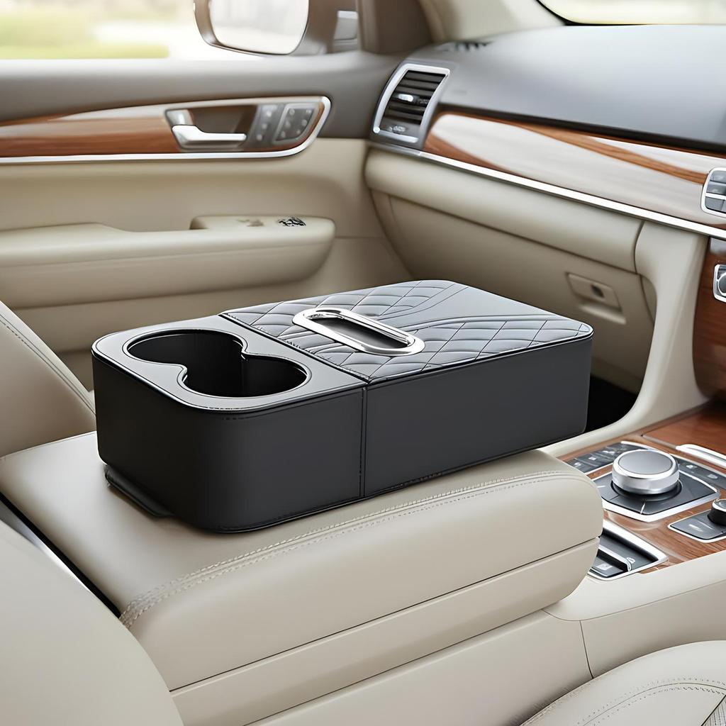 Car Armrest Cushion Raised Center Console Organizer Pad Vehicle Armrest Elbow Pad for Daily Commuting Travel Driving Truck SUV