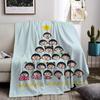 C-Chi-bi Maruko Bedroom Decoration Fleece Blanket for Decorative Sofa Fluffy Soft Blankets Bedspread On the Bed Boho Home Decor