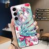 Kawaii H-Hatsune Miku Handyhülle Für Samsung S 20 21 22 23 Lite Plus Ultra Klar Handyhülle Funda