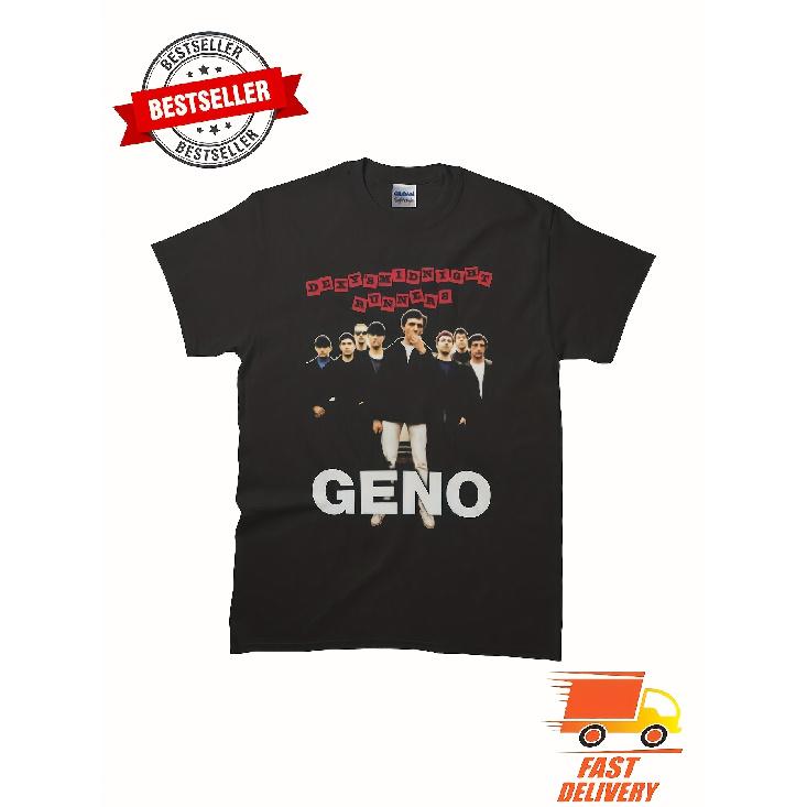 Dexys Midnight Runners Geno Classic Unisex Graphic T-Shirt - Retro Style with GENO Lettering and Movie Character Prints. Black Casual Crew Neck S чёрный