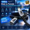 40Gbps USB-C Extension Cord Male To Female Type-C Extender USB4 Extension Cable Docking Station