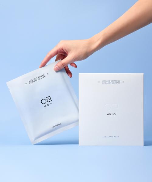 Wonryogongbang Azulene Soothing Collagen Hydrogel Mask 42g (5ea)