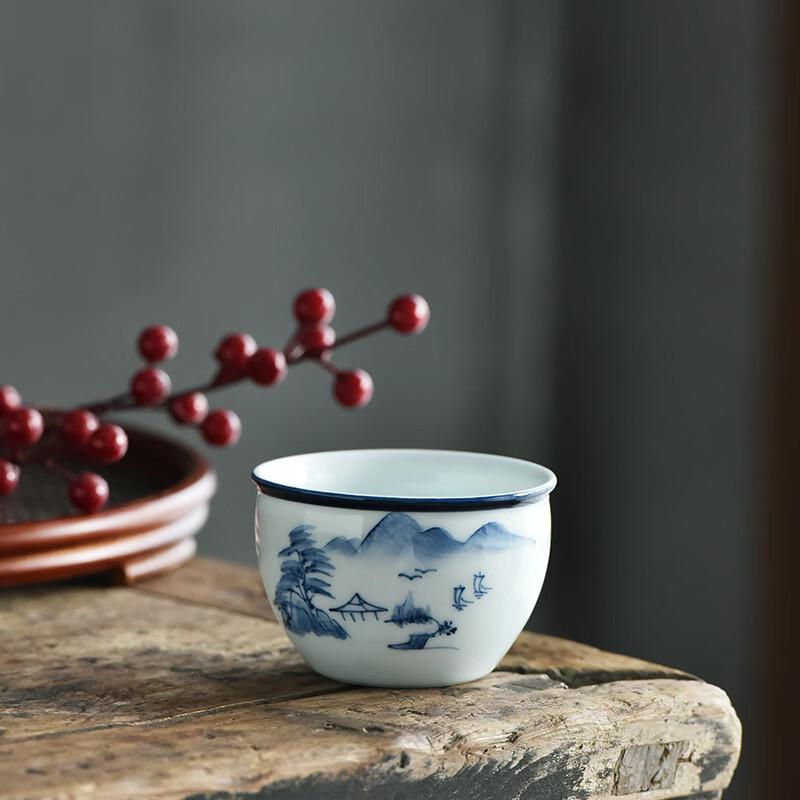 Shangqi Hand-painted Celadon Kung Fu Tea Set
