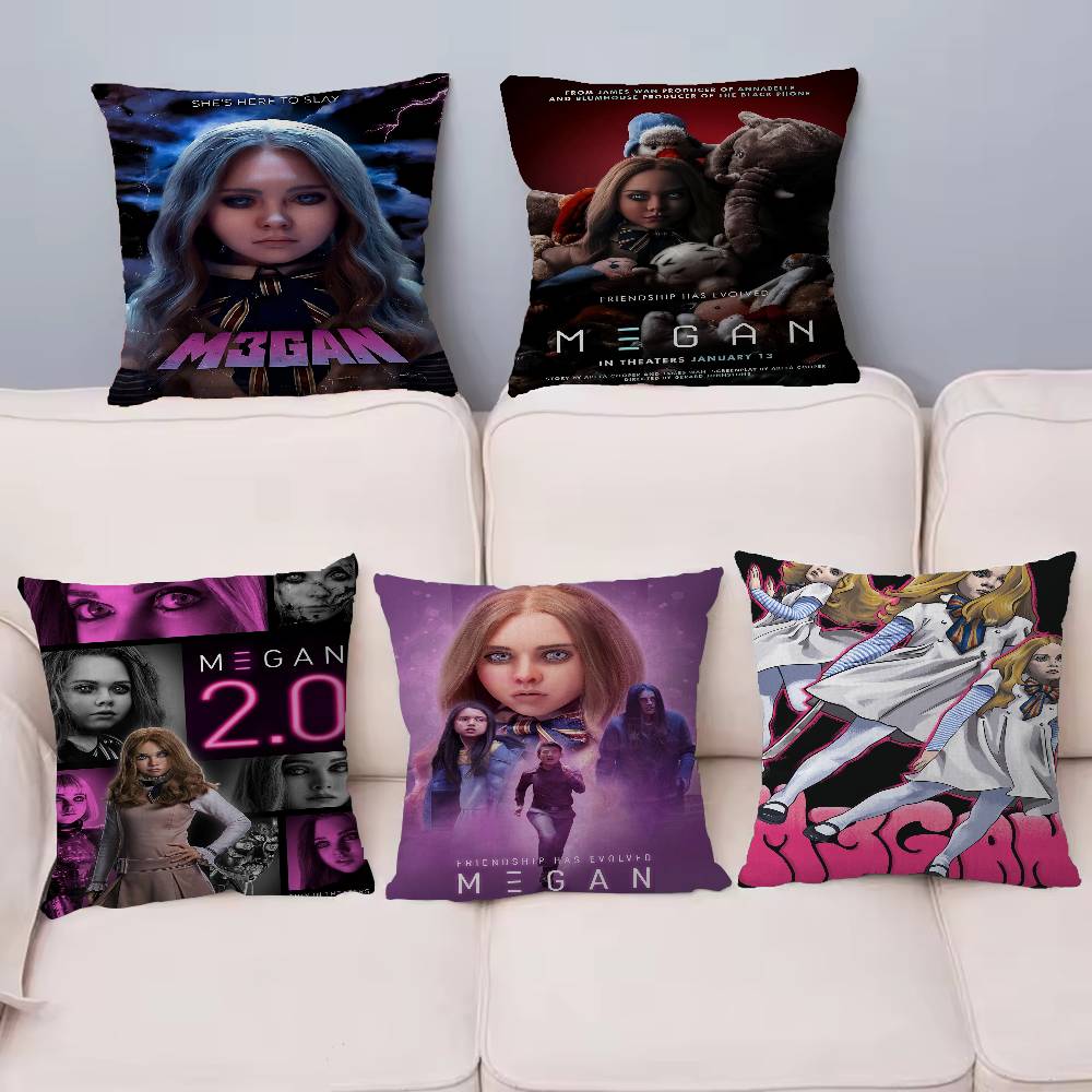 Movie MEGAN Pillow Cover Sofa Cushion Cover Home Room Decoration Children Gift