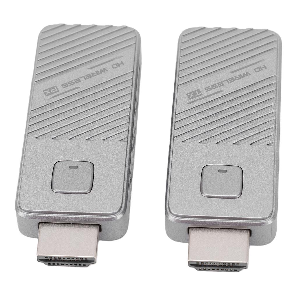 Wireless Video Transmitter and Receiver 4K Decode 1080P Output Dual Band Wireless Display Adapter Extender Kit for