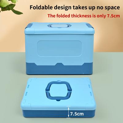 Foldable Multi-function Storage Box PP Plastic Detachable Organizer for Outdoor Car Child Toy Storage Portable Turnover Box