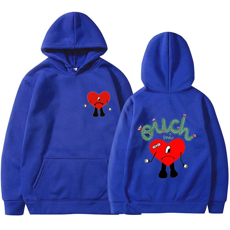 2025 new product un verano sin ti bad bunny anime fashion men's casual hooded sweater