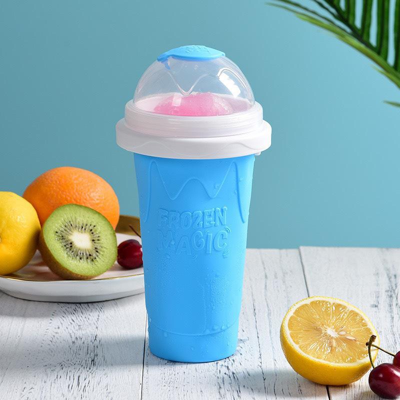 Large Capacity Ice Smoothie & Slushy Shaker Cup for Summer