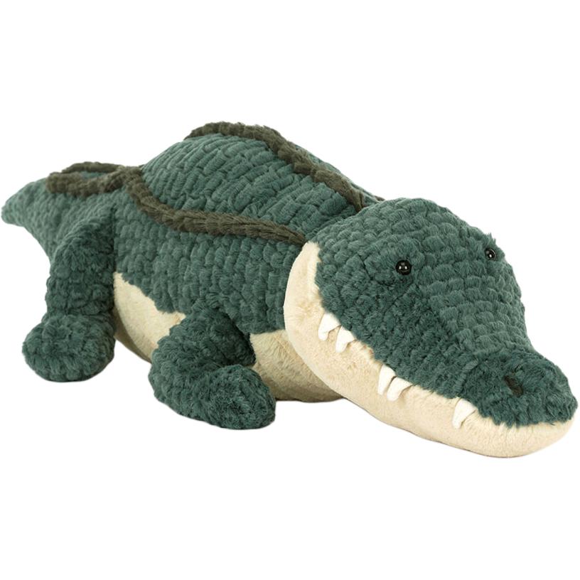 JELLYCAT marine animal Alexi crocodile cute doll plush doll sitting height 12.7cm high