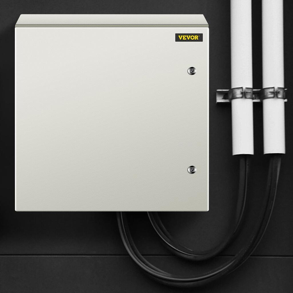 NEMA Steel Enclosure, 24 X 24 X 8'' NEMA 4X Steel Electrical Box, IP66 Waterproof & Dustproof, Outdoor/Indoor Electrical Junction Box, with Mounting
