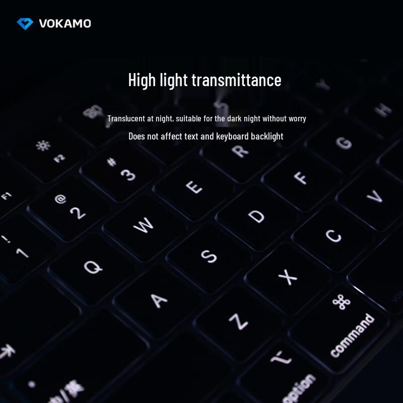 VOKAMO Ultra-Thin Waterproof Keyboard Cover for Apple MacBook