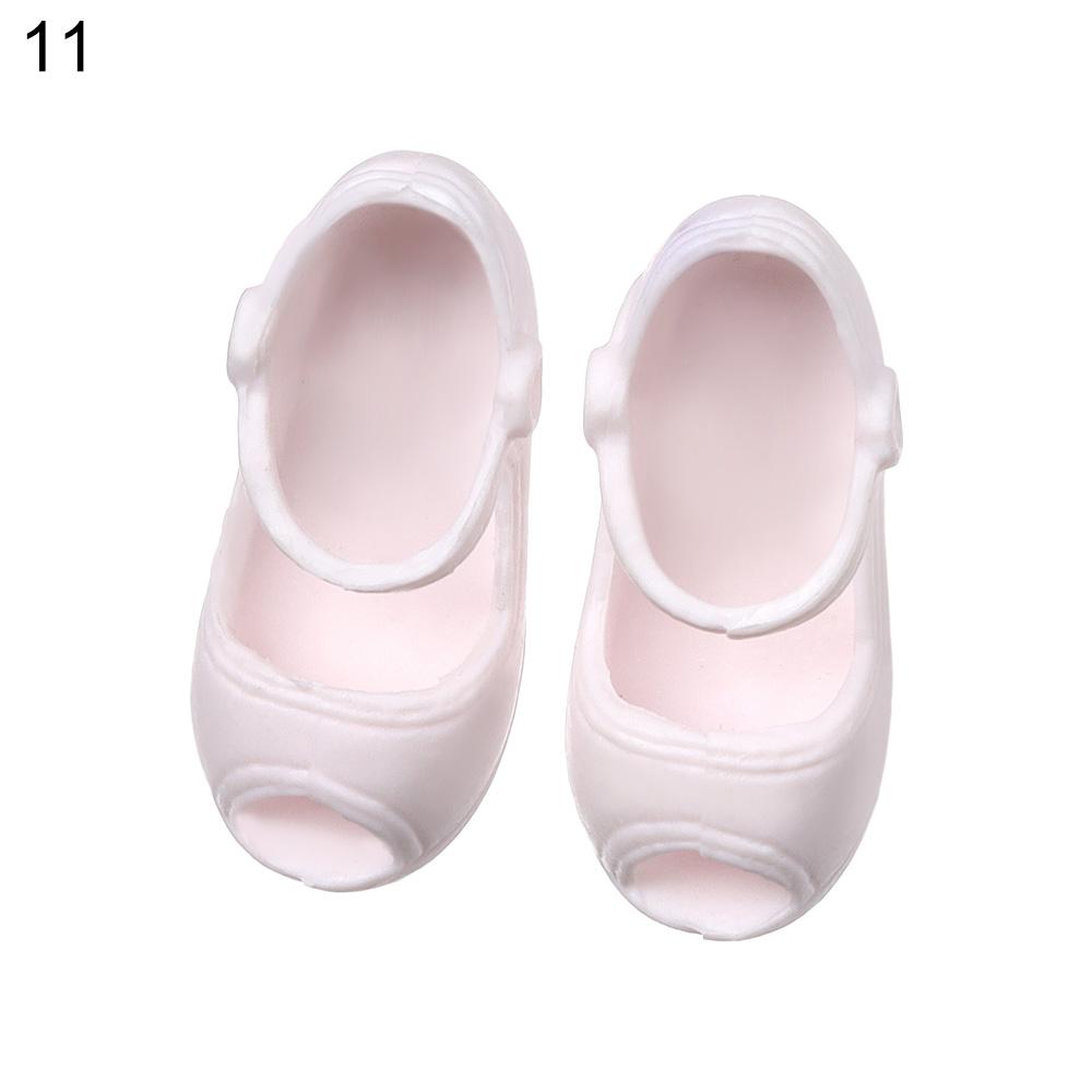 1Pair Doll Shoes Long Knees Boots High Heel Casual Sneakers Miniature Shoes For Foot Length 2 CM Dolls Clothes Accessories