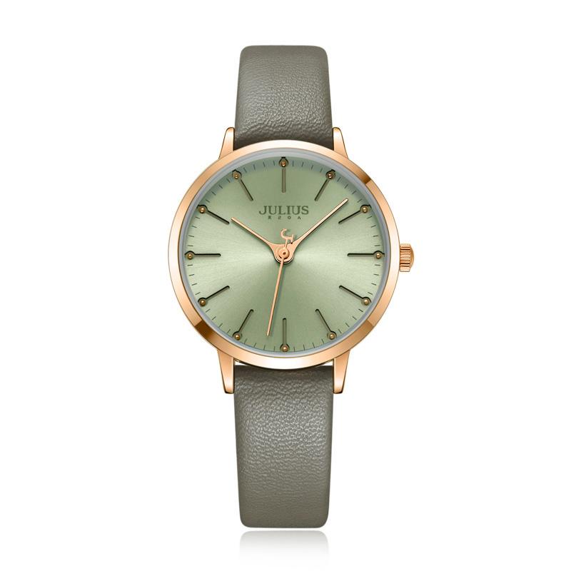 Classic Julius Women's Watch Japan Quartz Hours Fashion Clock Leather Bracelet Girl's Birthday Valentine Gift No Box