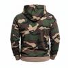 Men's Camo Fleece Lined Half-Zip Hooded Sweatshirt.