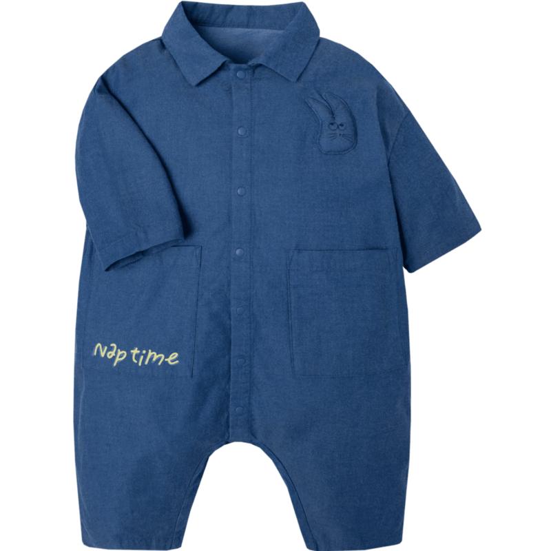 

Mini Balabala Boys Casual Long-Sleeve Romper 100