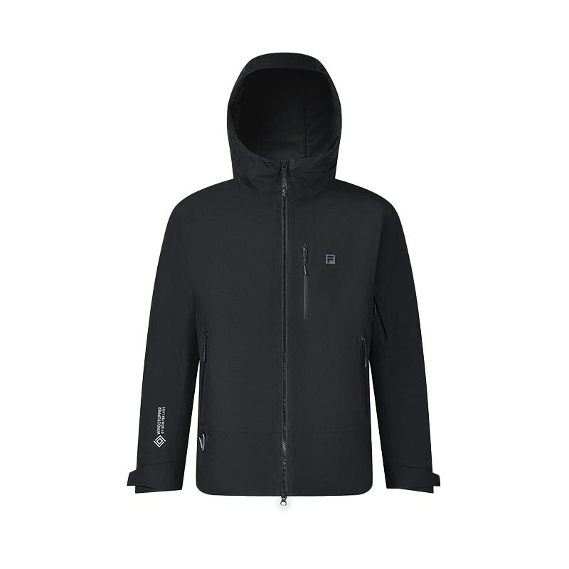 New FILA Puffer Jacket Men's Pitch Black A11M447902FBK