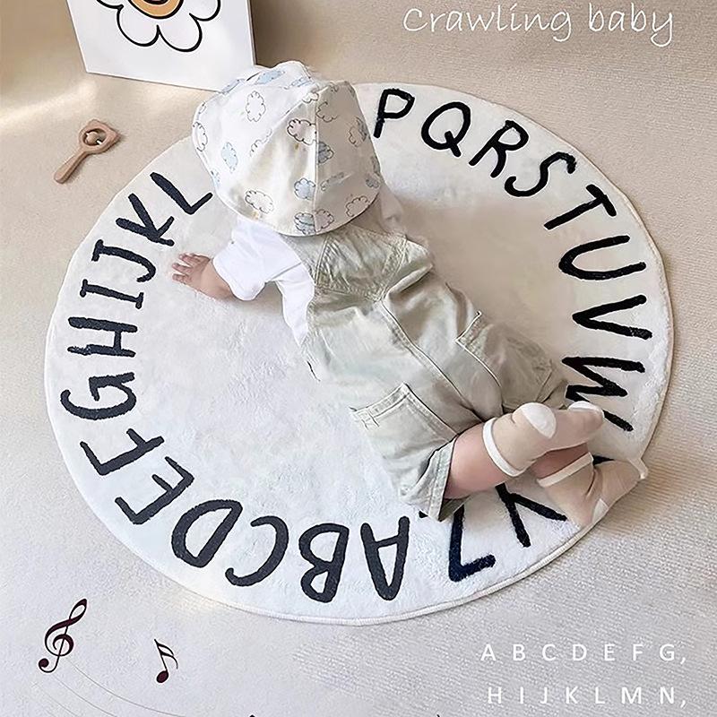 Circular Carpet Living Room Cloak Room Study Floor Mat Cartoon Children's Room Bedroom Bedside Carpet