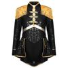 Girls Circus Magician Costume Long Sleeve Sequin Bodysuit with Fringe Epaulets and Sparkle Tassels for Carnival Themed Performances