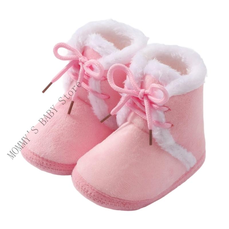

H3CD Flexible Bottom Baby Shoes For Early Walkers Designed Breathable Technology And Playful Bowknot Embellishment S рожевий