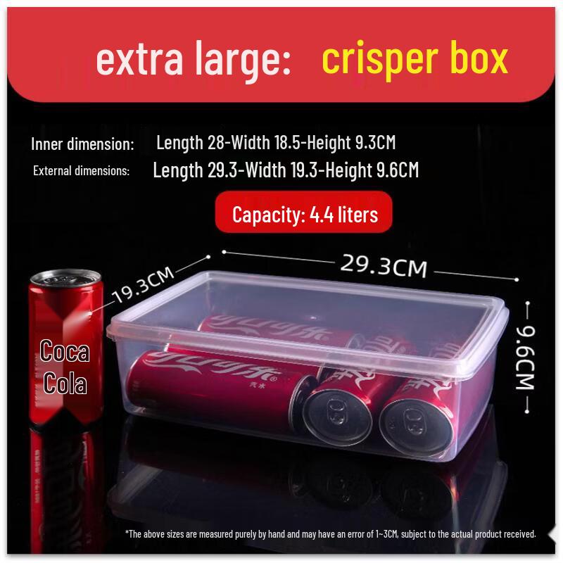 ZISIZ Square Plastic Food Storage Containers
