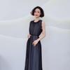Summer 2023 Ruffled Collar Sleeveless Dress