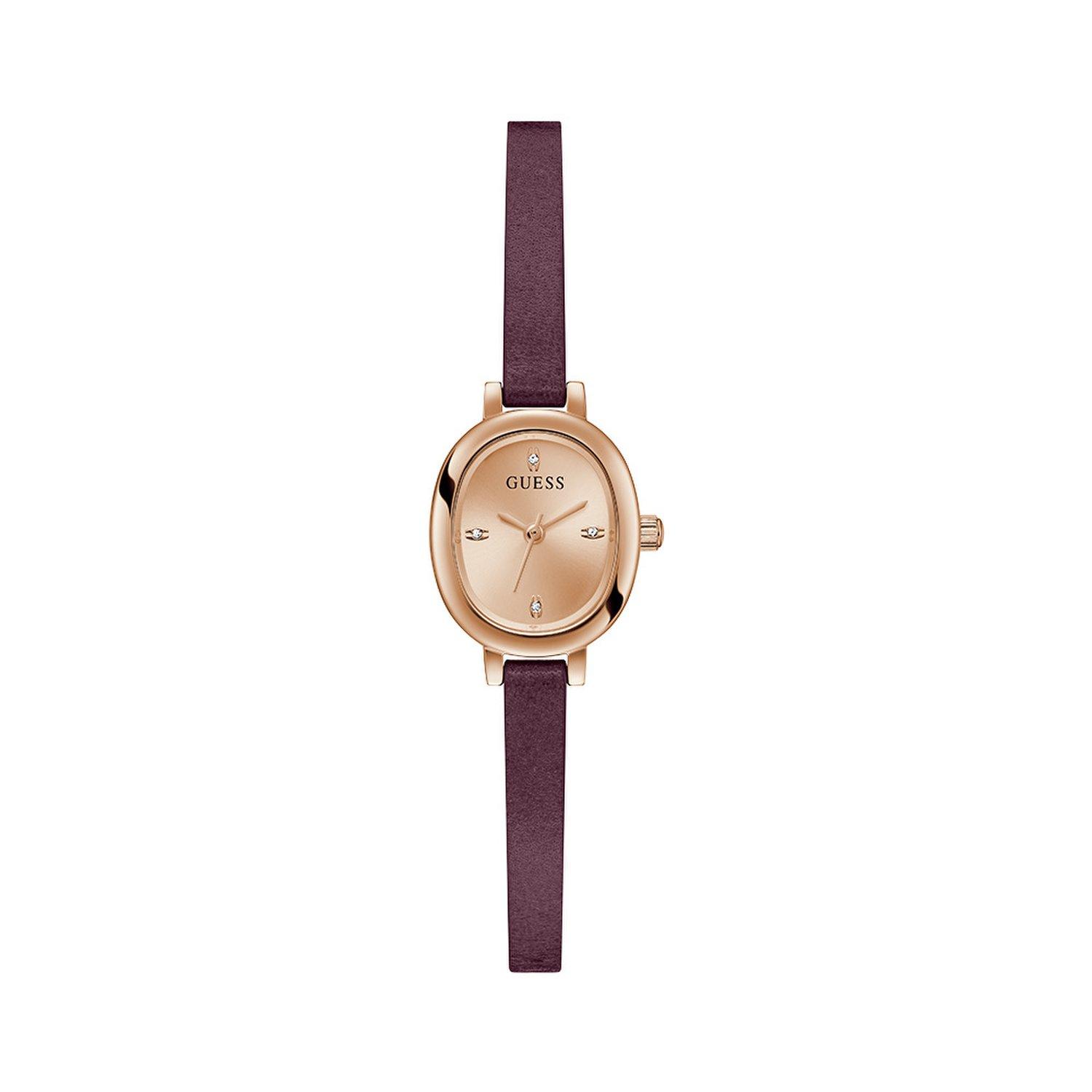 [GUESS] Вишневая кожаная Пенелопа (GW0925L3) Женские часы