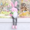 Cartoon Easter Rabbit Ornaments Carrot Fairy Pendants Creative Easter Gnome Decorations  Party