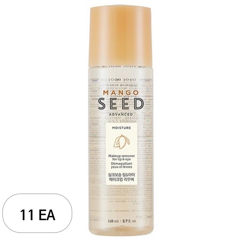The Face Shop Mango Seed Silk Moisturizing Lip & Eye Remover, 110ml, 11 pcs