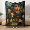 Custom Name Hogwarts Crest blanket for Couch & Bed, Plush Cozy Fuzzy Blanket Super Soft & Warm Blankets for Fall and Winter. 090893