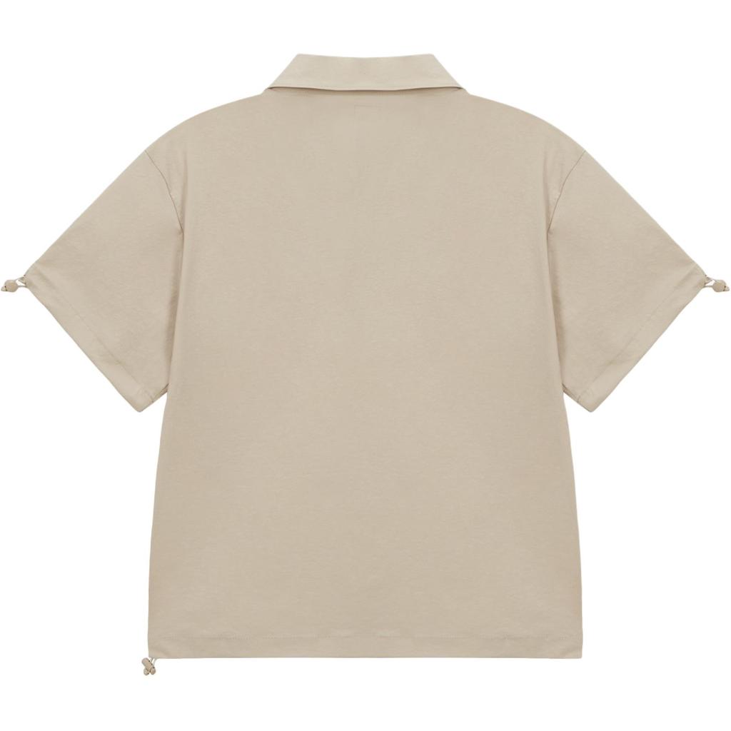 The North Face Frost Logo Loose Short Sleeve Polo Shirt Women Tops NT7PS45B