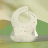 Babador de silicone à prova d'água para bebês - Babador de arroz descartável grande