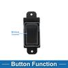 Power Window Switch No.935800X0104X Passenger Side Window Control Switch for Hyundai I10 I125 Black