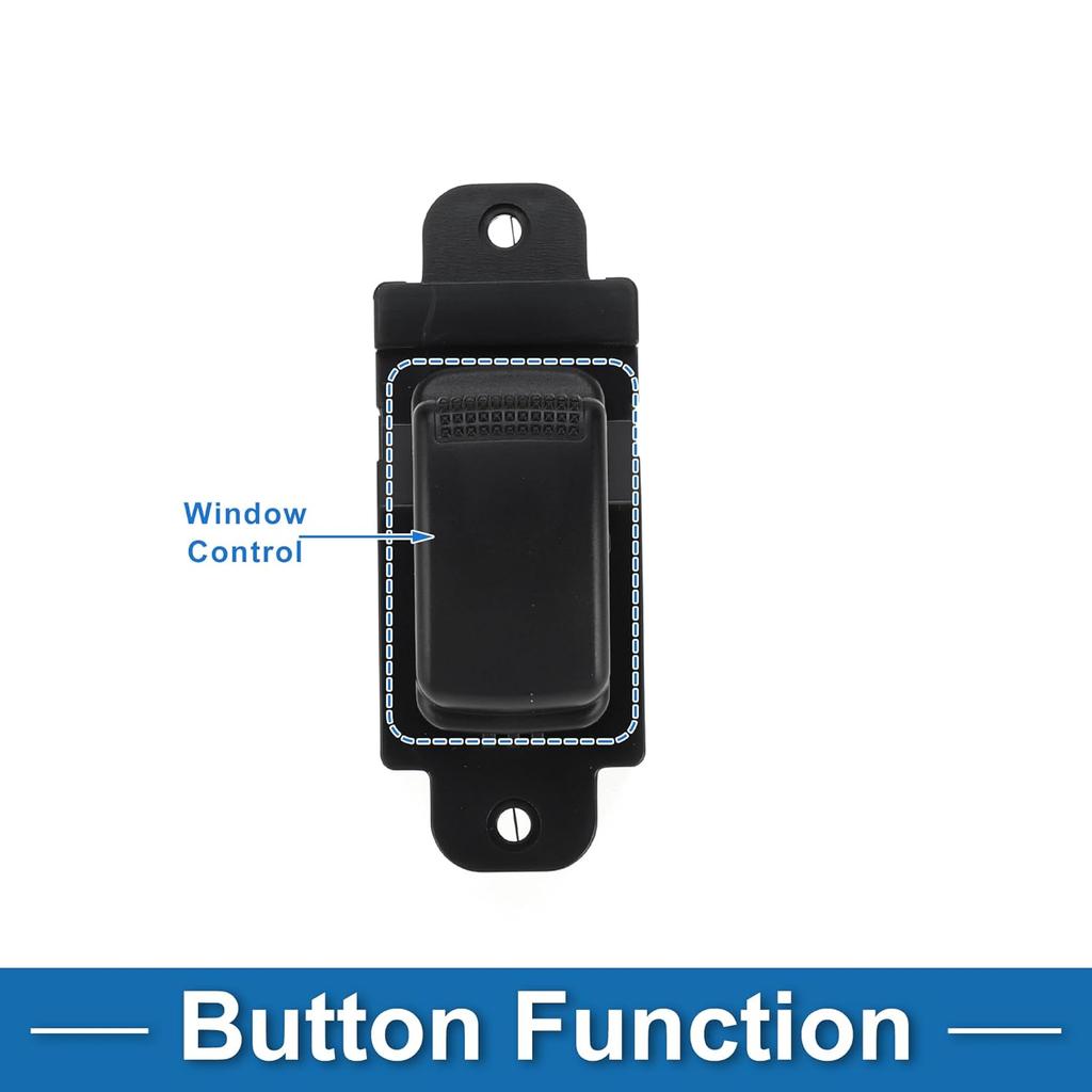 Power Window Switch No.935800X0104X Passenger Side Window Control Switch for Hyundai I10 I125 Black