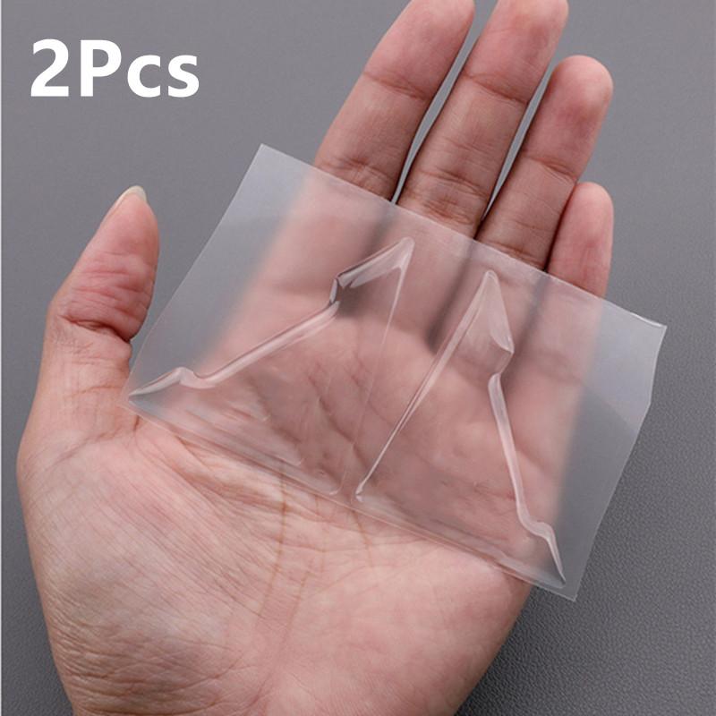 2/4Pc Universal Car Door Corner Anti-collision Covers Transparent Silicone Protector Anti-Scratch Stickers Door Protection Cover