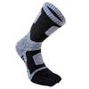 Men's Winter Thickened Five-Finger Cotton Socks: Odor-Resistant, Sweat-Absorbent, Breathable, High-Top Sports Split-Toe Socks.